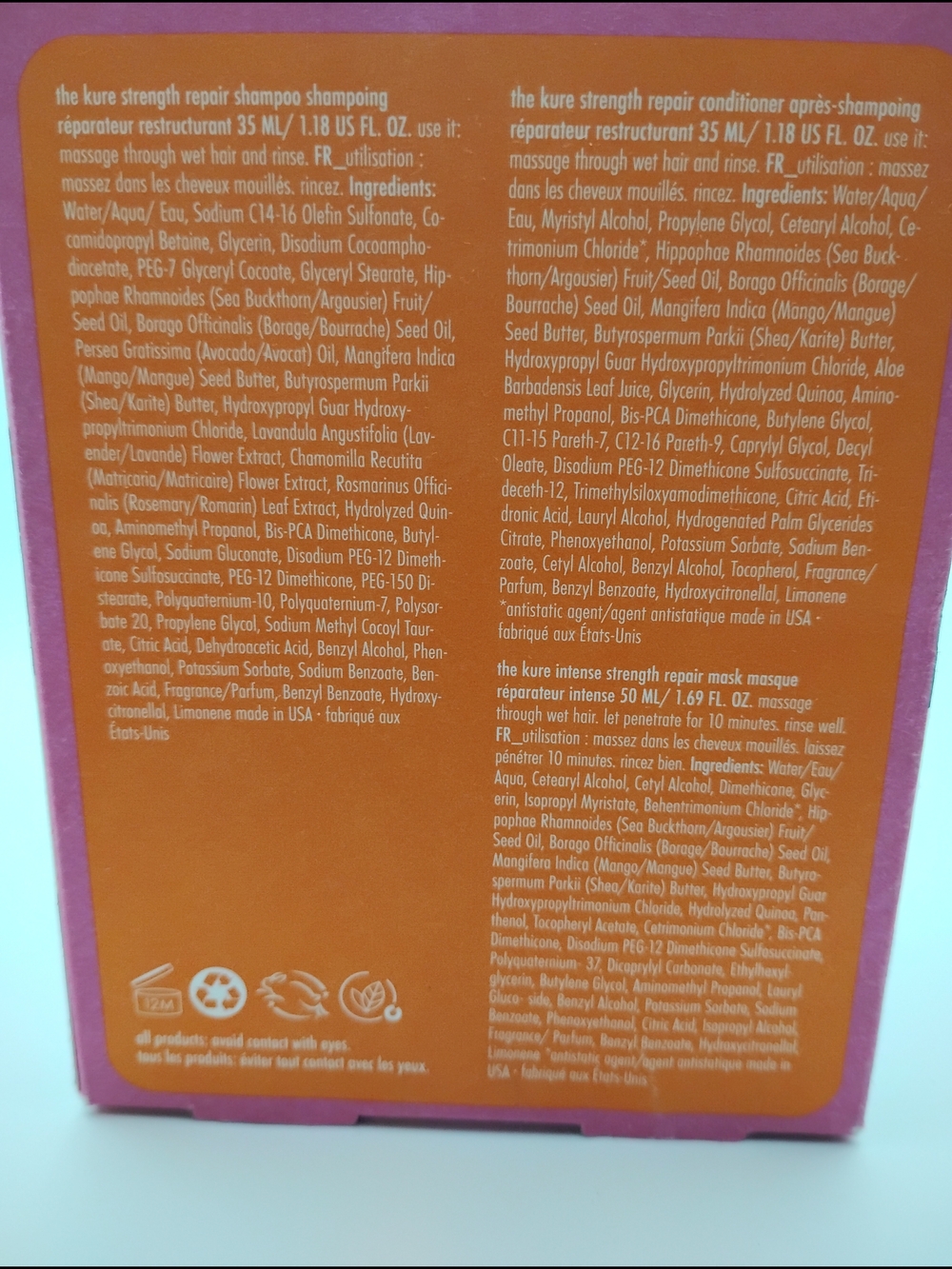 Amika The Kure Strength Repair Set BNIB - Picture 2 of 3